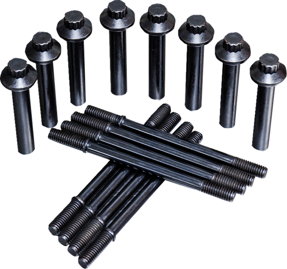 S&S Cycle 900-1176 Cylinder Stud & Head Bolt Kit - 17-23 M8 Models