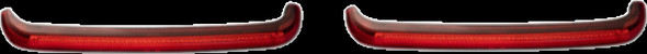 Custom Dynamics Sequential Low-Profile Bagz Lights w/ Red Lens for Harley