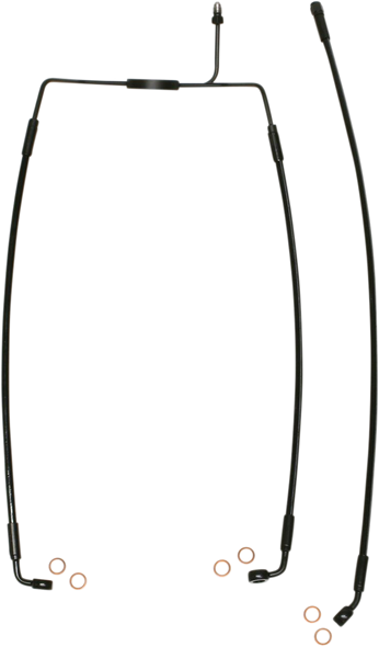 Magnum Shielding SBB1307-25 Brake Line - Front - Xr - Black