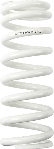 Moose Racing 1312-1015 Shock Spring - 59 mm - 63/66/69 n/mm - White