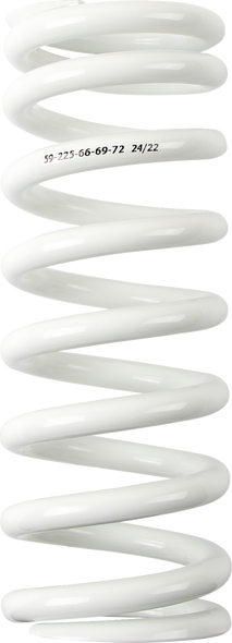 Moose Racing 1312-1016 Shock Spring - 59 mm - 66/69/72 n/mm - White