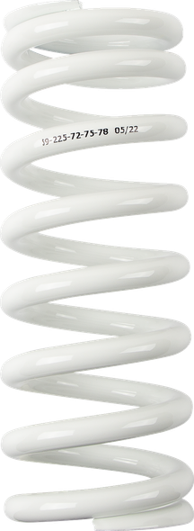 Moose Racing 1312-1020 Shock Spring - 59 mm - 72/75/78 n/mm - White
