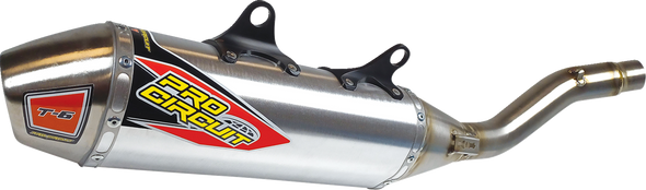 PRO Circuit 0152245A T-6 Slip-On Muffler - Stainless Steel