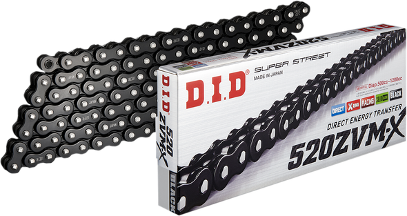 DID 520ZVMXB120Z 520 ZVM-X - Drive Chain - 120 Link - Black
