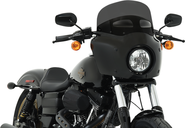 Memphis Shades MEP87310 Shield Vented Road Warrior 9" Dark Black Smoke