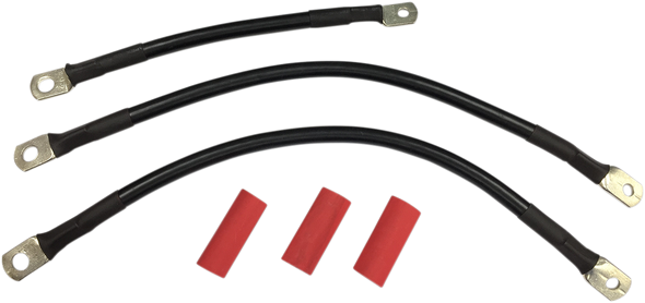 DRAG SPECIALTIES 2113-0661 CABLE SET BAT BLK 93-08FL