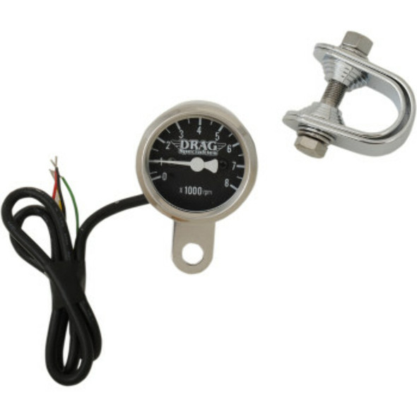 DRAG SPECIALTIES 2211-0055 TACH EL 1-7/8 BLK LED LT