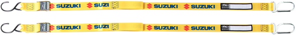 Factory Effex 22-45480 Tie-Downs - Yellow - for Suzuki