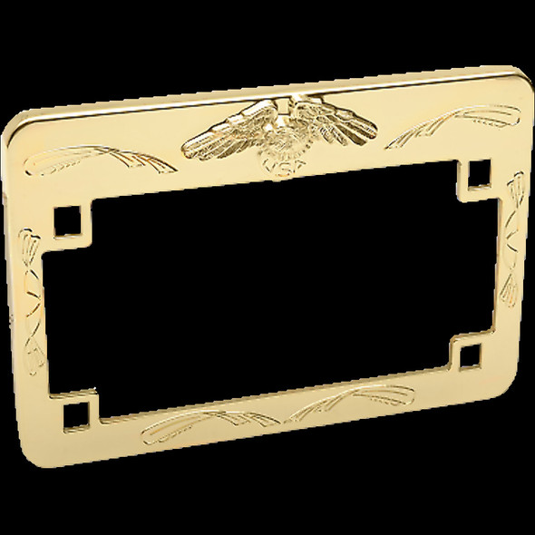 EMGO 86-42650 EAGLE LIC FRAME GOLD
