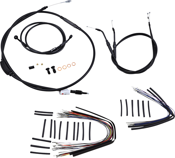BURLY BRAND B30-1039 CONTROL KIT FOR 07-11 FXD 12" APE HANGER BARS