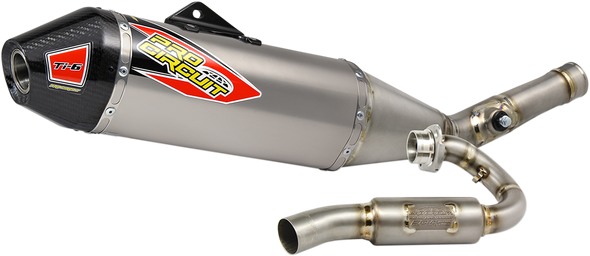 Pro Circuit 0321545F Ti-6 Exhaust System with Carbon Cap