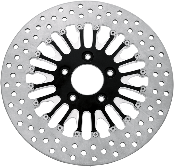 RSD 01331802BSSSSBM Boss Rear Rotor Contrast for Harley FLT FXD 06-10