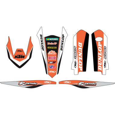 FACTORY EFFEX 17-50524 GRAPHIC TRIM KIT FOR KTM