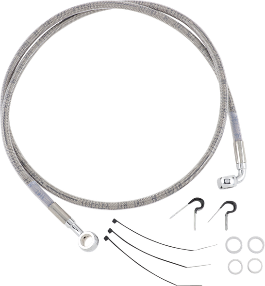 DRAG SPECIALTIES 1204-2749 FRT BRAKE LINE 97-07FLSTS