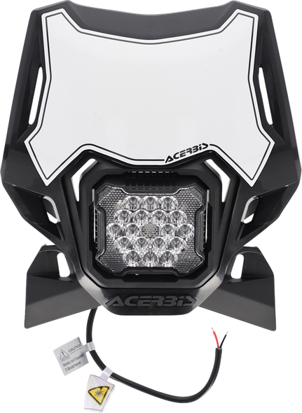 Acerbis 2987940001 Headlight- Vsl Lumen-X - Black