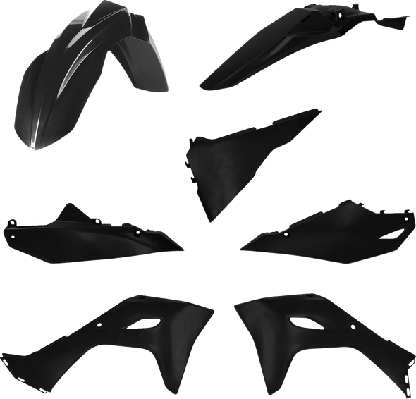 Acerbis 2983560001 Full Body Kit - Black - for Kawasaki - Kx 24-25
