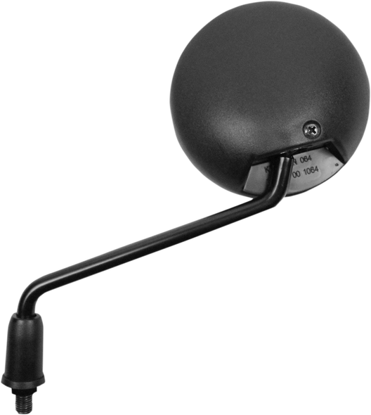 Parts Unlimited 0640-1479 Mirror - Side View - Round - Black