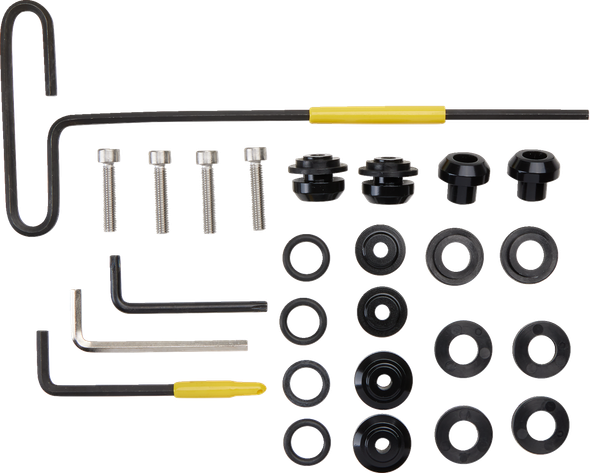 Memphis Shades MEB2072 Road Warrior Mounting Kit - Black - Chief Bobber