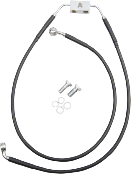 DRAG SPECIALTIES 1741-3802 LINE BR F FXDB2-17BK UP+4