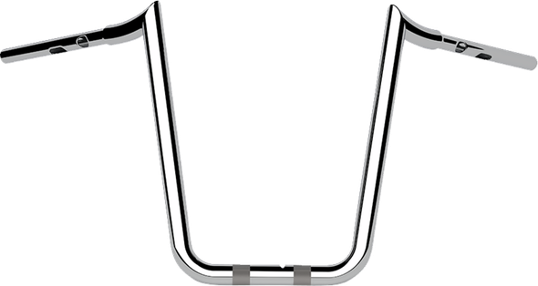 La Choppers La-7359-14 1-1/4" Prime Ape Handlebar - 14" - Chrome