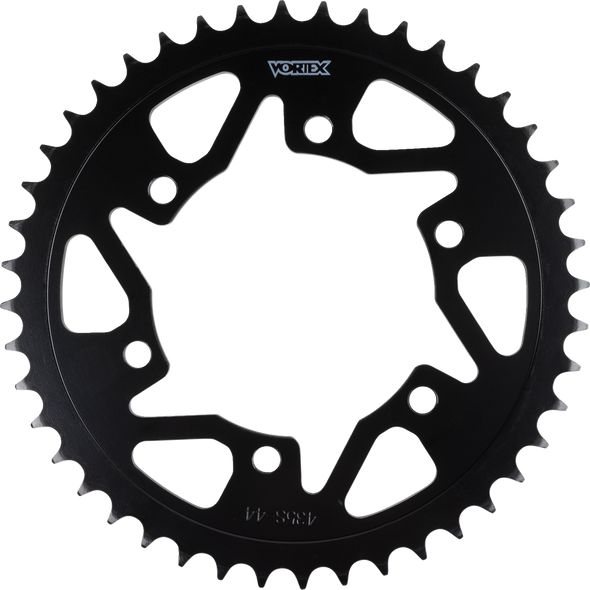 Vortex 435S-44 Rear Sprocket - 44 Tooth - Black - for Yamaha