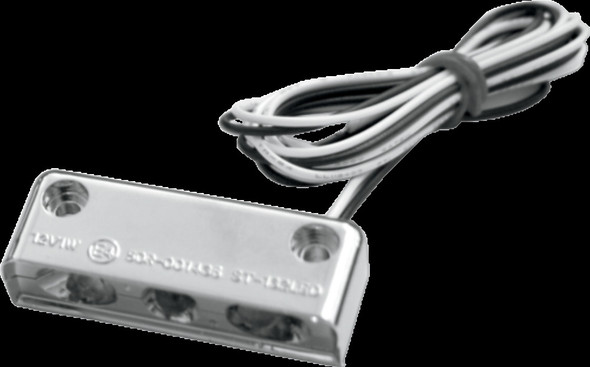 Accutronix LED License Plate Light Strip - Chrome 20-6812CWH