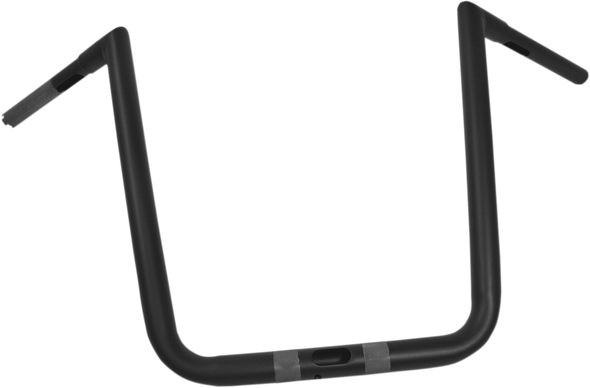 La Choppers La-7312-66M 1-1/4" Hefty Twin Peaks Handlebar - 16" - Flat Black