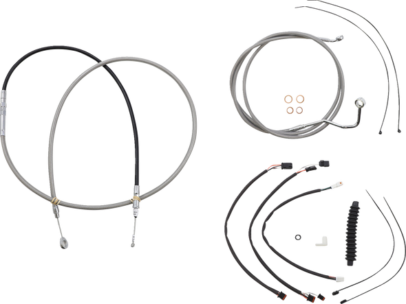 Magnum Shielding 589982 Xr Handlebar Installation Kit - Stainless Steel/Chrome