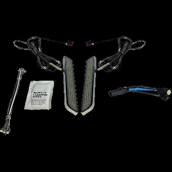 CUSTOM DYNAMICS CD-FORK-SS6-SC LIGHT LED FORK SMOKE 10-13 ROAD STREET GLIDE