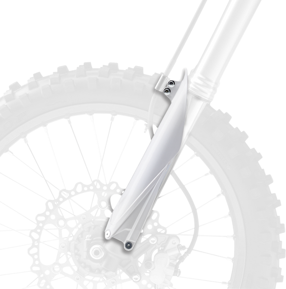 Polisport 8352000001 Fork Guard Cover - White