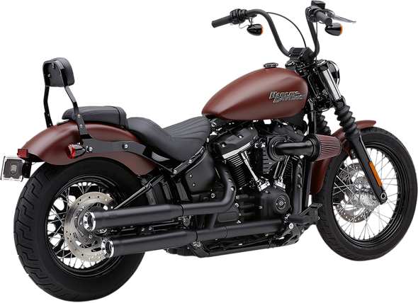 Cobra 6058B Rpt Slip-On Mufflers - 3" - Raven Black - FLHC/S Flde