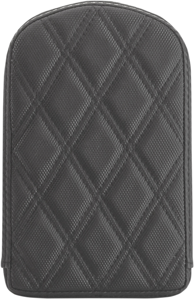 Saddlemen 0411SDC Sissy Bar Pad - Lattice Stitched - Black - Universal