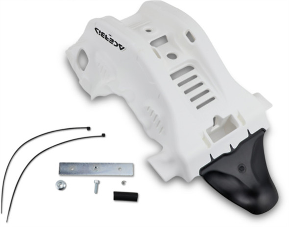 Acerbis 2736361035 Skid Plate - White/Black