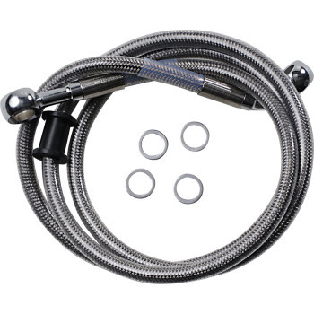 Drag Specialties 1741-5837 Brake Line - XL '18+ - Stainless Steel