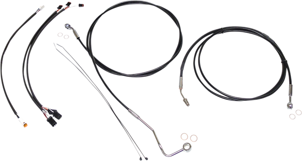 Magnum Shielding 489932 Xr Handlebar Installation Kit - Black/Chrome