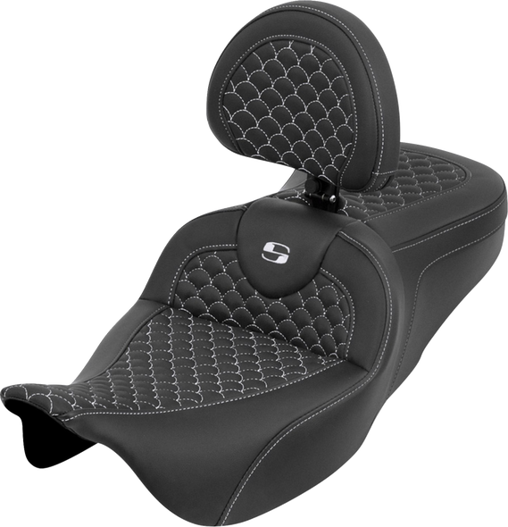 Saddlemen 808-07B-208B6 Roadsofa Seat - Dragon Scale - Touring 08-25