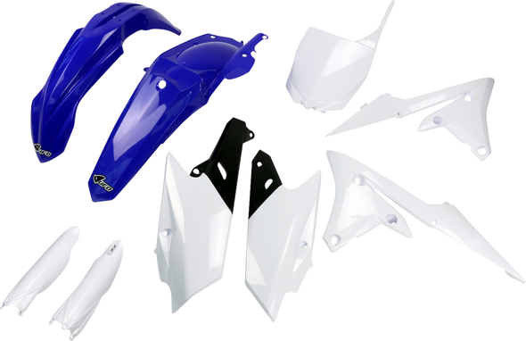 UFO YAKIT318F@999 Body Kit - Oem Blue/White - for Yamaha - Yz 14-18