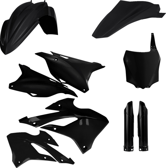 Acerbis 2936130001 Full Body Kit - Black - for Kawasaki - Kx 22-25