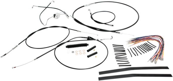 Magnum Shielding 489282 Xr Handlebar Installation Kit - 96-06 Flh - Black