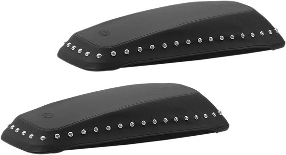 Mustang 77623 Saddlebag Lid Covers - Chrome Stud - FL 14-24