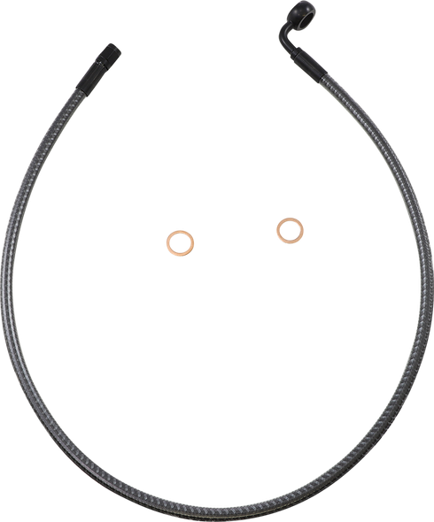 Magnum Shielding AS778030 Brake Line - Front - 12 mm - 90° - 30" - Karbonfibr
