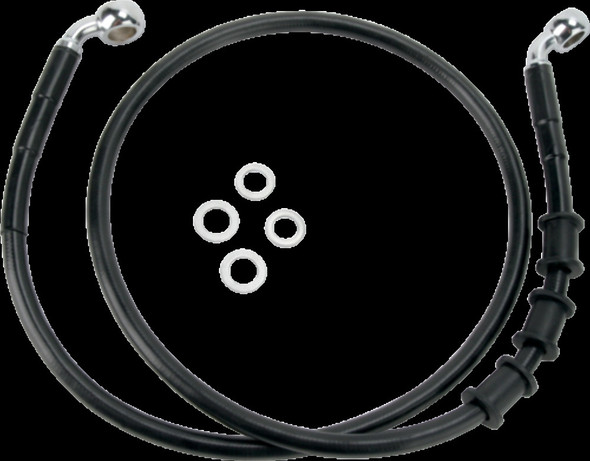 DRAG SPECIALTIES 1741-2848 BRAKELINE FLSTN08-14BLK+4
