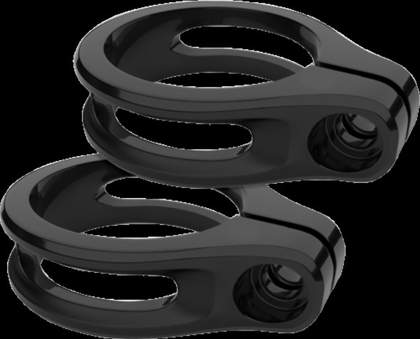 RSD Gloss Black Turn Signal Fork Mounts - 49mm 02072013B