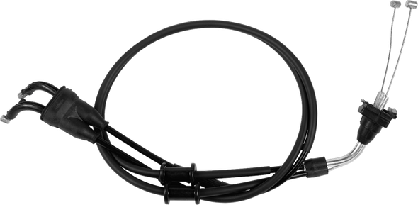 Moose Offroad Black Vinyl Throttle Cable - Stock Length - for Yamaha YZ450