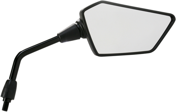 Emgo 20-49221 Mirror - Side View - Polygon - Black - Right
