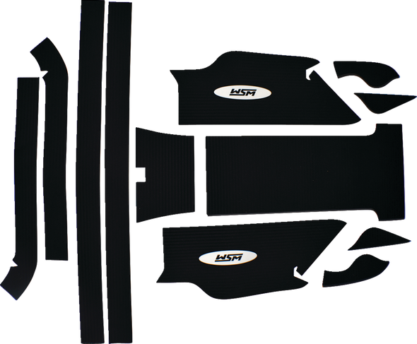 WSM 012-222BLK Traction Mat - Non-Adhesive - for Yamaha SuperJet SJ700