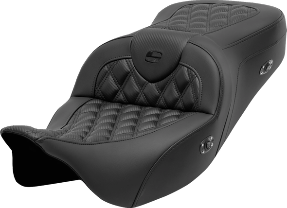 Saddlemen 808-07B-206A0 Roadsofa Seat - w/o Backrest - CF - FL 08-23