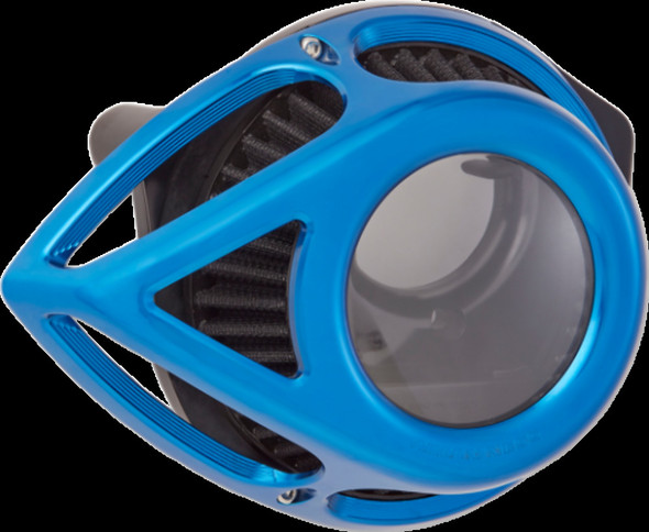 Arlen Ness Blue Clear Tear Air Filter Cleaner Kit 00-17 Harley Dyna Touring FLHT