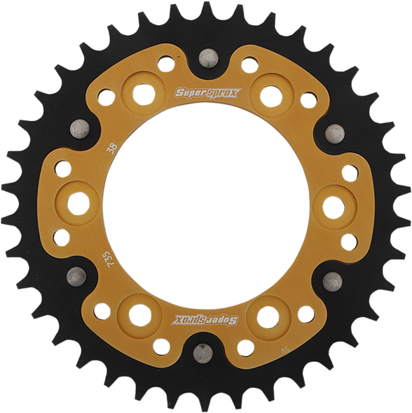 Supersprox RST-735-38-GLD Stealth Rear Sprocket - 38 Tooth - Gold - for Ducati