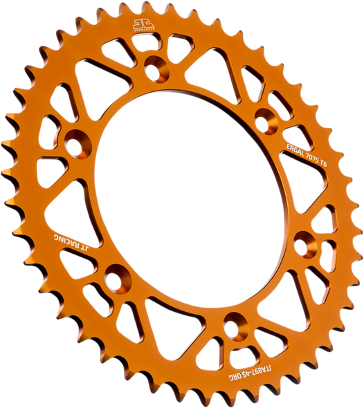 JT Sprockets JTA897.45ORG Rear Sprocket - Orange - 45-Tooth
